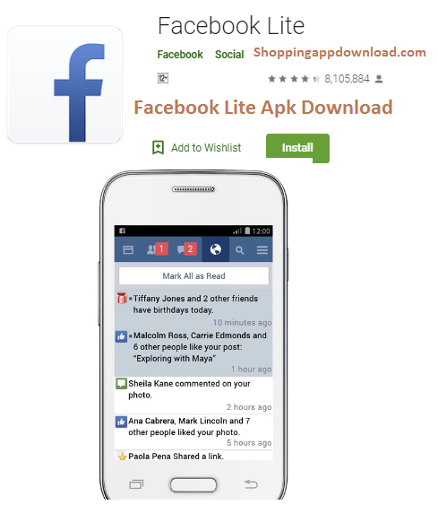Facebook Lite App Free Download For Android Mobile